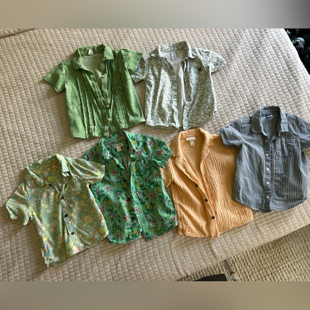 Colorful Short Sleeve Shirt Collection